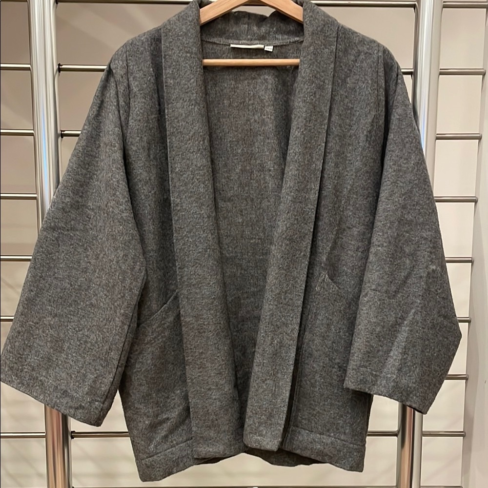 Only Child Gray Wool Women's Cardigan